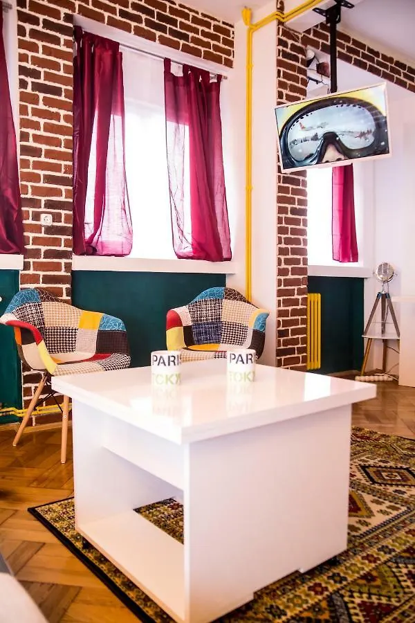 Hotel Steampunk Downtown Studio Bukurešť Rumunsko