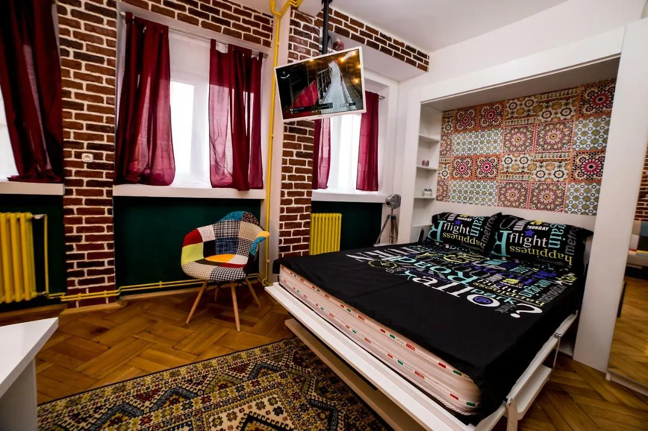 דירה מלון בוקרשט Steampunk Downtown Studio